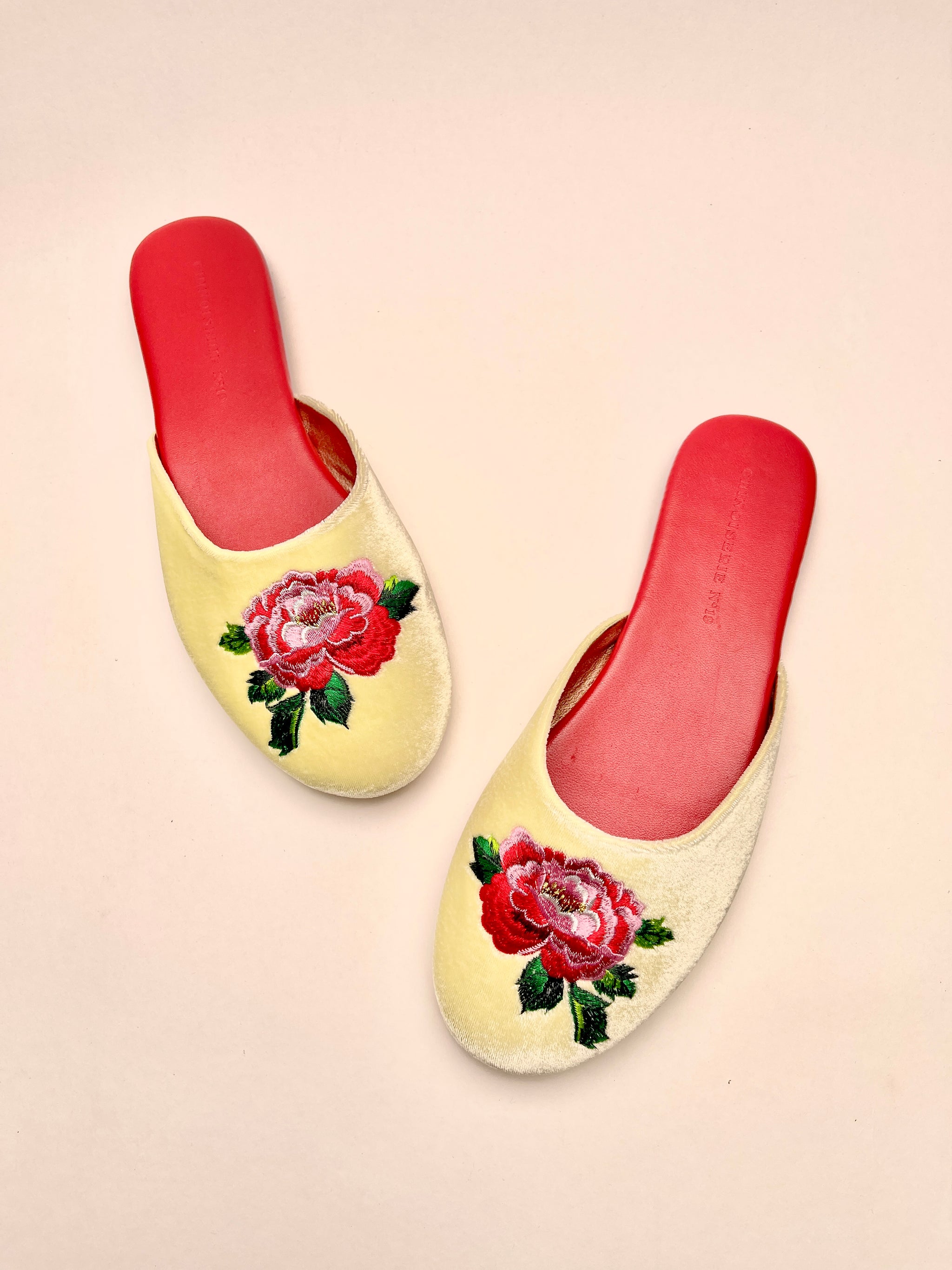 Montique Floral Slippers Ballet Slipper by BloomNation™ in Centerville, MN  main image 2
